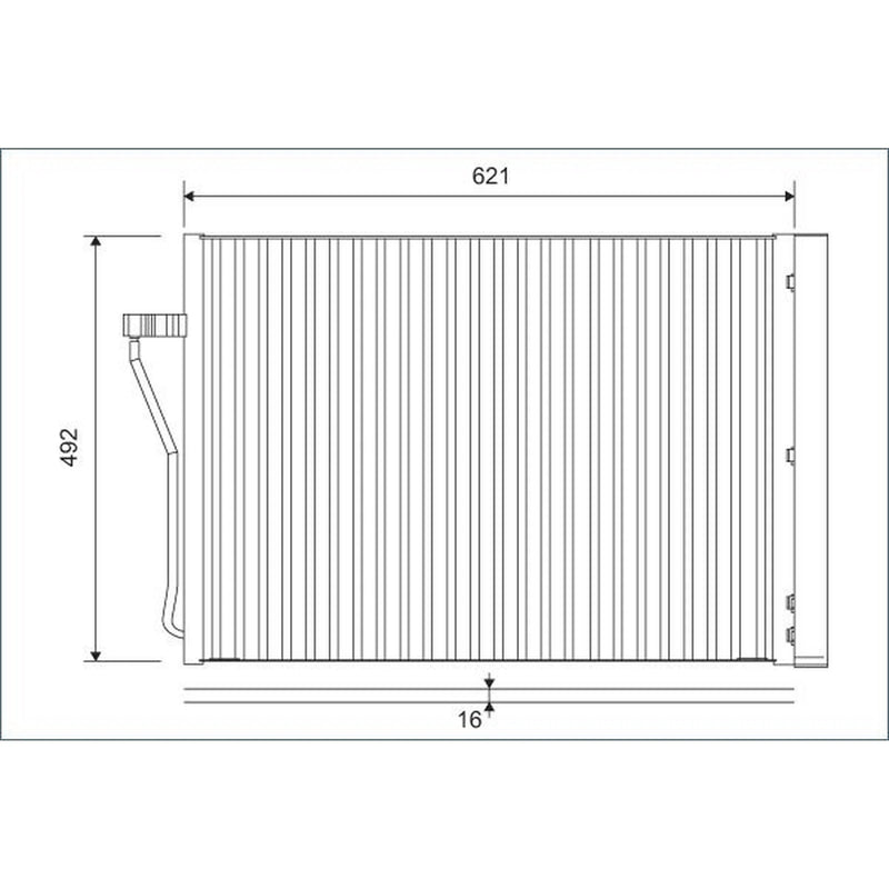 Valeo Air Conditioning Condenser 812879