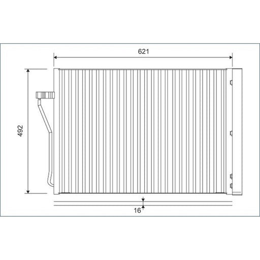 Valeo Air Conditioning Condenser 812879