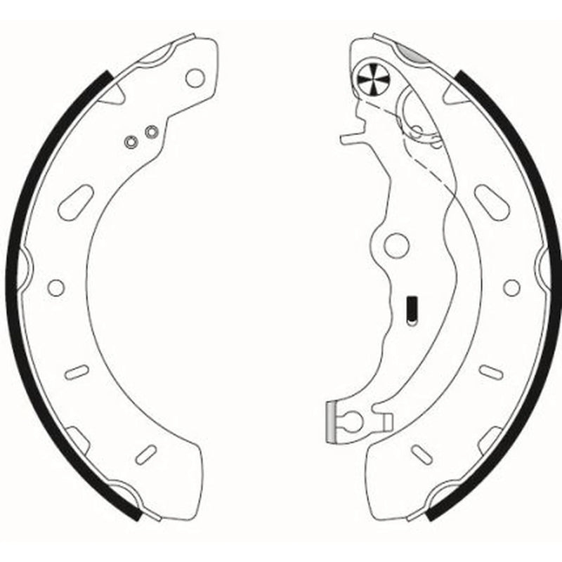 Mintex Brake Shoe Set Axle Kit MFR727