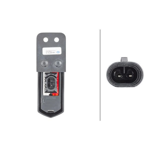 Hella Lamp Pour White/Red MD12 2XS Lateral Mounting 2XS 205 020-121 2801250001