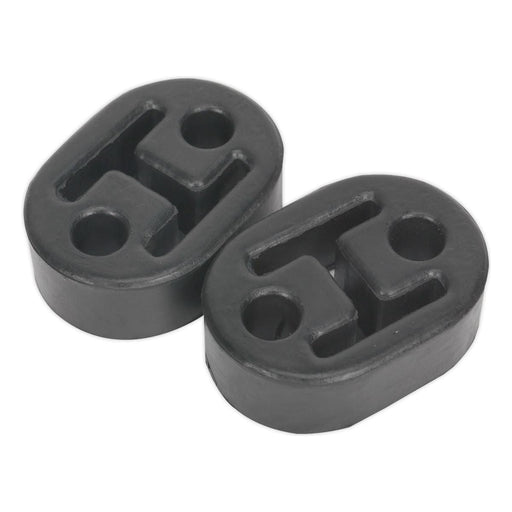 Sealey Exhaust Mounting Rubbers L60 x D41 x H20 (Pack of 2) EX02 Sealey  - Town Parts
