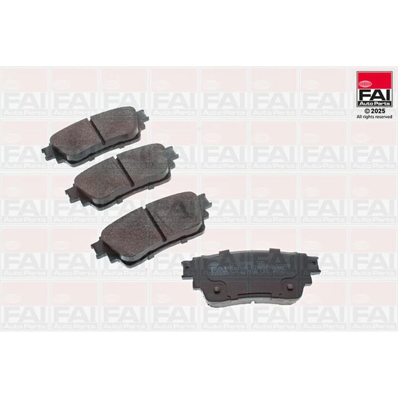 FAI Rear Brake Pad Set BP340