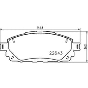 DON Brake Pad Set PCP1611