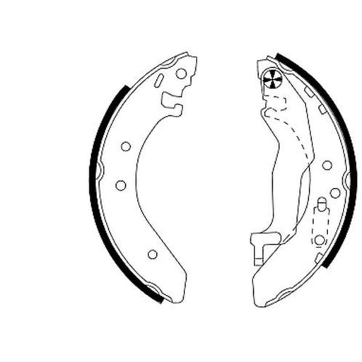 Mintex Brake Shoe Set Axle Kit MFR276