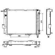 NRF Engine Radiator 53030