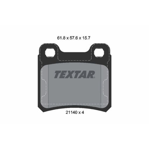 Textar Rear Brake Pad Set 2114001