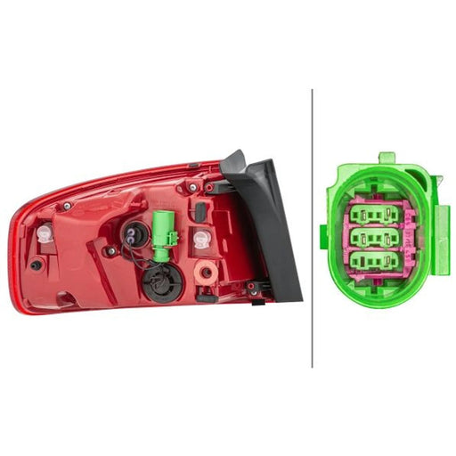 Hella Tail Light / Lamp W16W Right 2SK 010 916-101