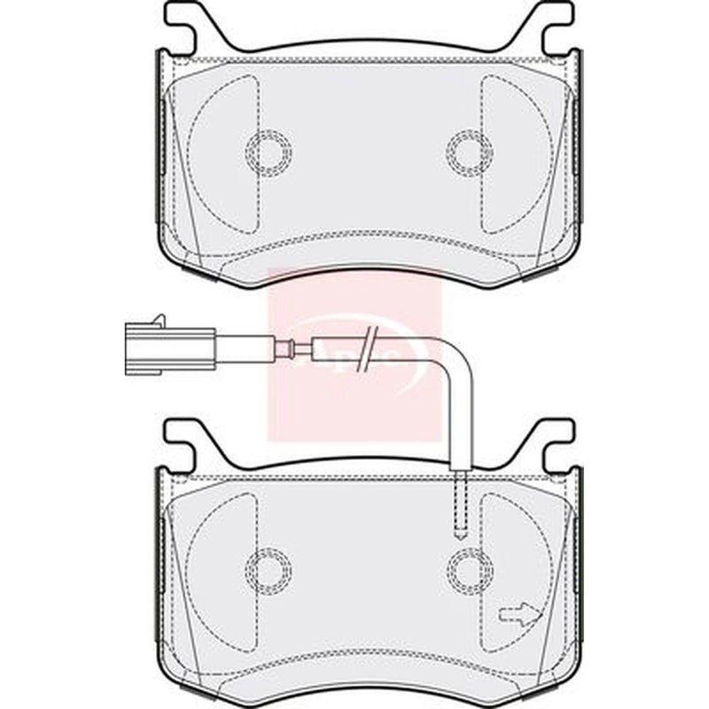 Apec Front Brake Pad Set PAD2149