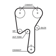 Gates Timing Belt & Water Pump Kit KP45509XS