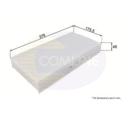 Comline Cabin Air Filter (Pollen Filter) EKF178