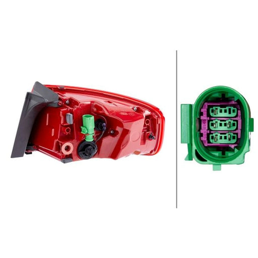 Hella Tail Light / Lamp W16W Left 2SK 010 916-091