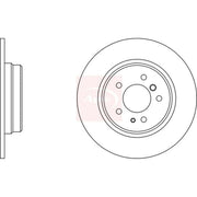 Apec 2 x Solid Rear Brake Discs DSK2010-x2