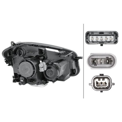 Hella Headlight Headlamp PY21W Left 1EL 010 335-251