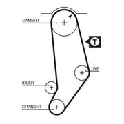 Gates Timing Belt Cambelt 120 Teeth 5053