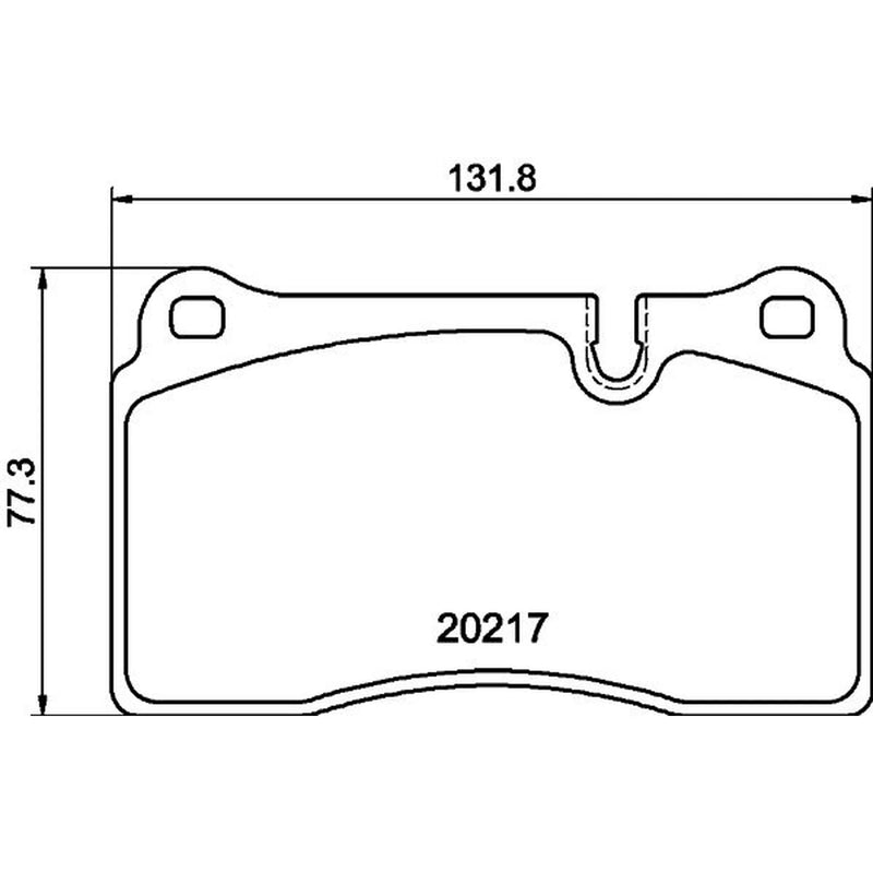 DON Front Brake Pad Set PCP2181