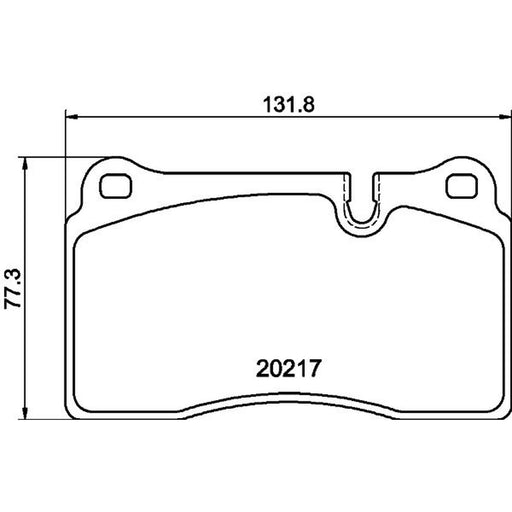 DON Front Brake Pad Set PCP2181