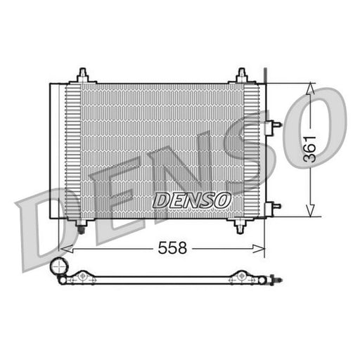 Denso Air Conditioning Condenser DCN21015