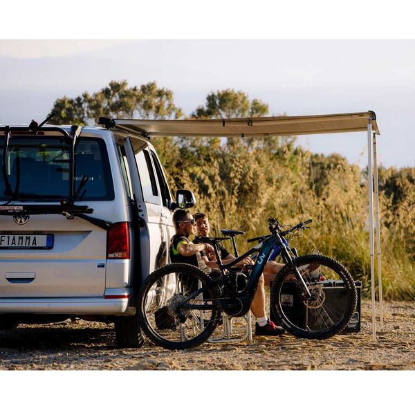 Fiamma VW T6 Pro Deep Black ** Fits VW T6 Transporter / Caravelle / Multivan / California  (2014) Bike Rack