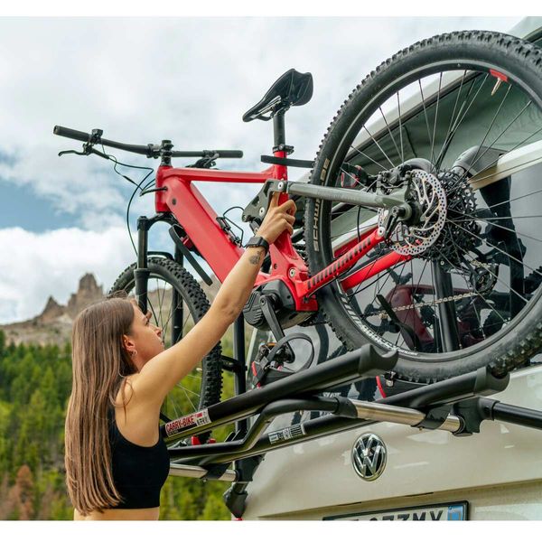 Fiamma VW T6 Pro Deep Black ** Fits VW T6 Transporter / Caravelle / Multivan / California  (2014) Bike Rack