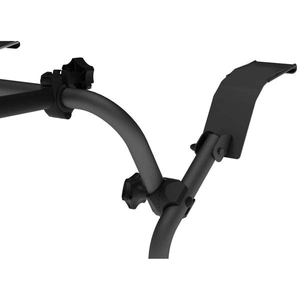 Fiamma Carry-Bike Ford Transit Custom Nugget / Nugget Plus Highroof (fits Nugget / Nugget Plus raised roof ?2012–?2023, Rail Plus, 2–3 bikes / 2 E-Bike, Deep Black)