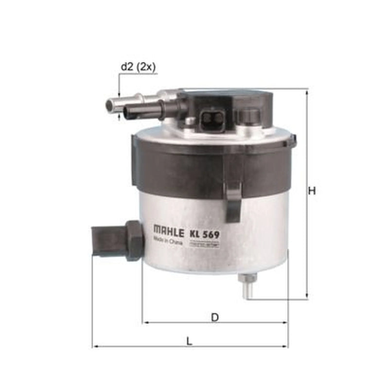 Mahle Fuel Filter Element KL 569