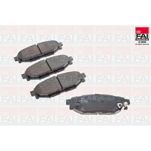 FAI Rear Brake Pad Set BP376