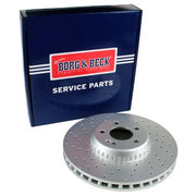 Borg & Beck 2 x / Front Brake Discs BBD7035S-x2