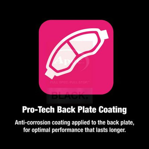 Apec Rear Brake Pad Set PAD1655B