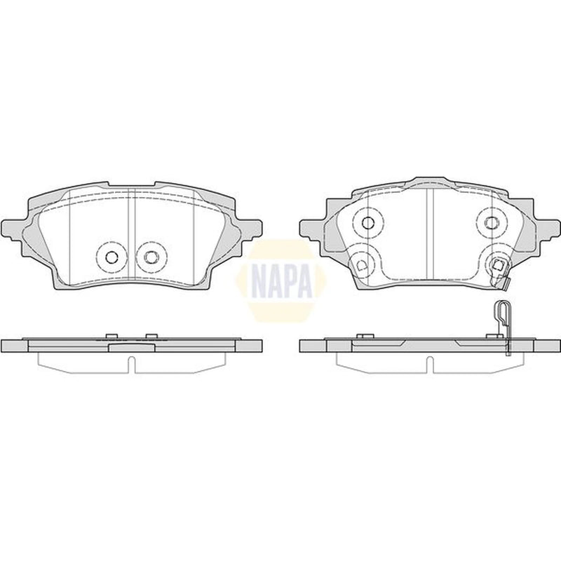 NAPA Rear Brake Pad Set NBP1685