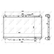 NRF Engine Radiator 507722