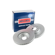 Borg & Beck 2 x Front Brake Discs BBD4315-x2