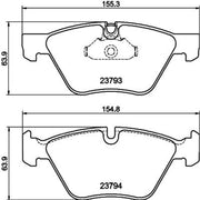 Mintex Front Brake Pad Set MDB3067