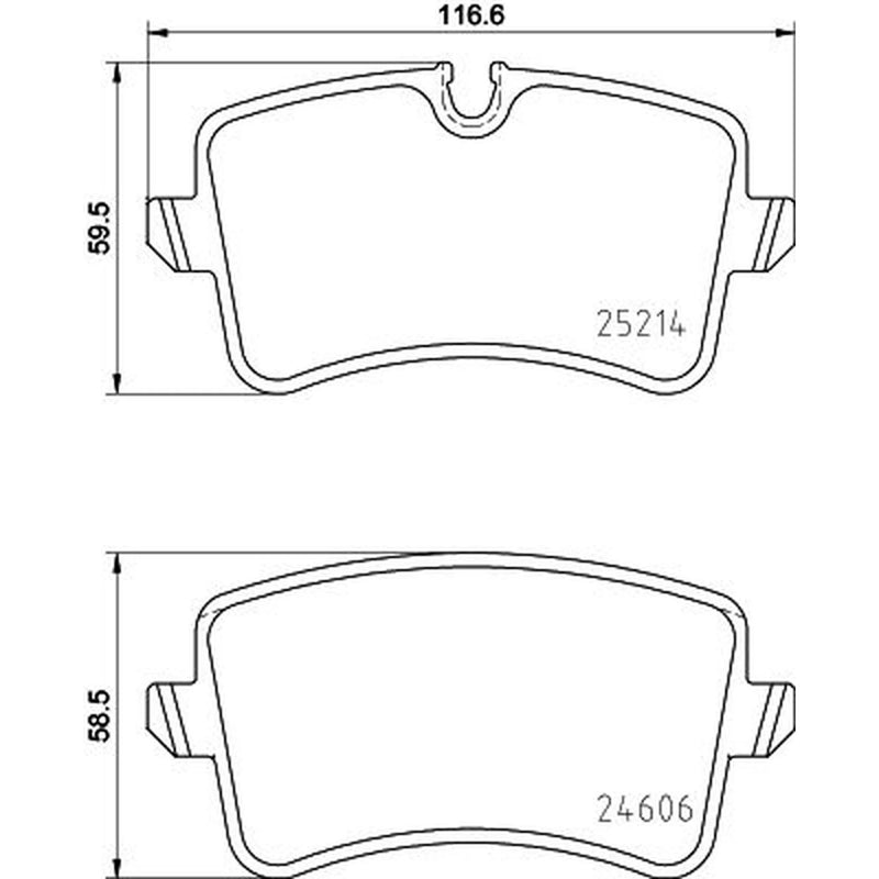 DON Rear Brake Pad Set PCP1304