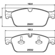 Mintex Front Brake Pad Set MDB3268