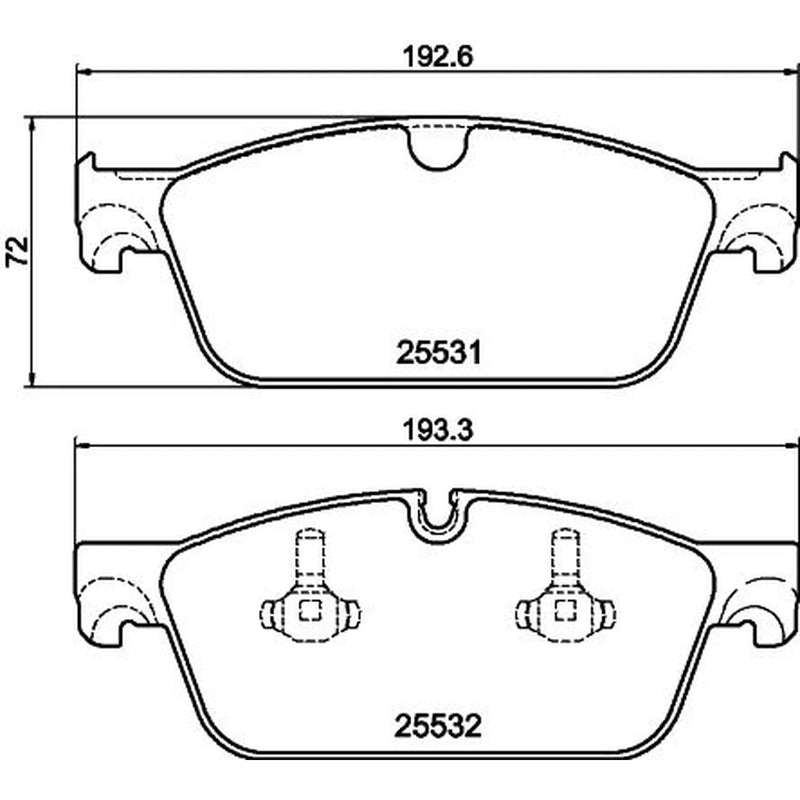 Mintex Front Brake Pad Set MDB3268