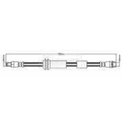 Borg & Beck Brake Hydraulic Hose Line Front Right BBH7822