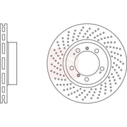 Apec 2 x Front Perforated/Vented Brake Discs DSK2467