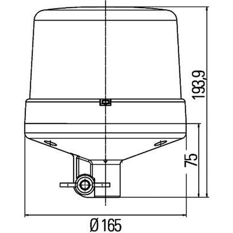 Hella Strobe-Type Beacon High 2XD 012 972-011