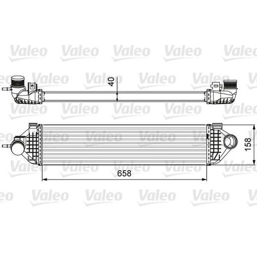 Valeo Intercooler (Charge Air Cooler) 818600