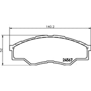 DON Front Brake Pad Set PCP1967