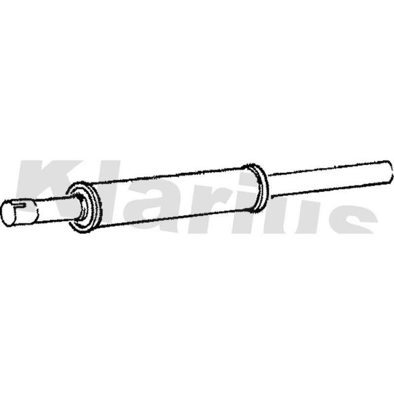 Klarius Box With Centre Pipe Centre VW158D