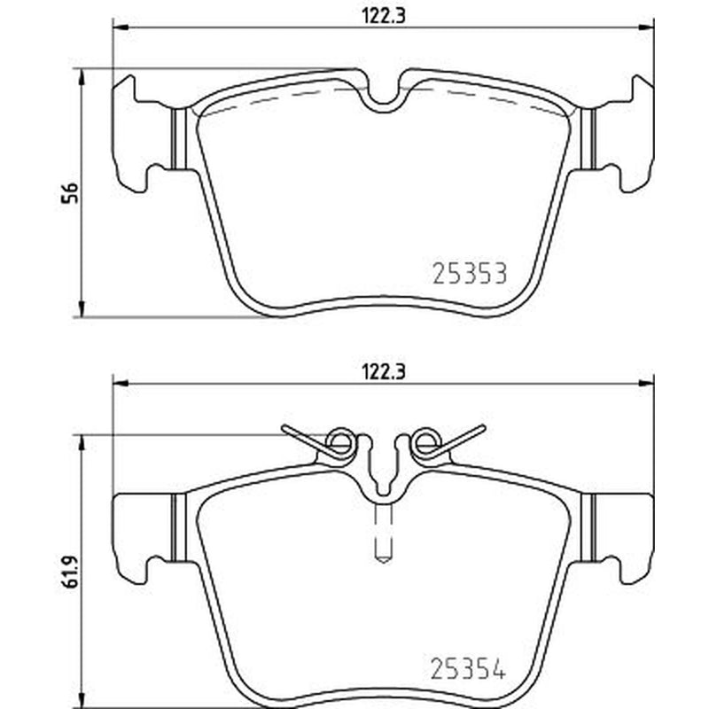 Mintex Rear Brake Pad Set MDB3711