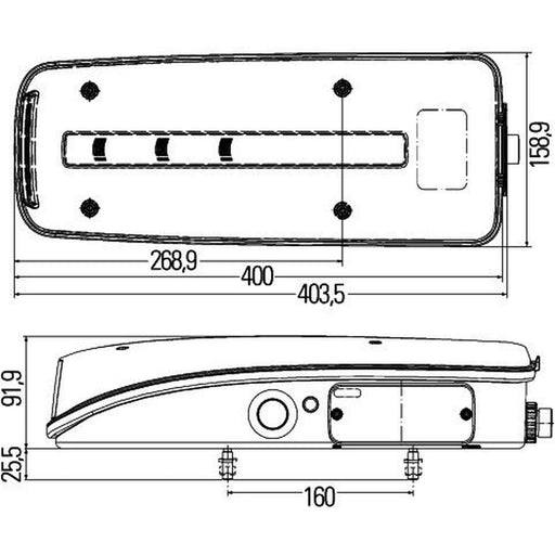 Hella Tail Light / Lamp LED Right 2VP 012 381-281