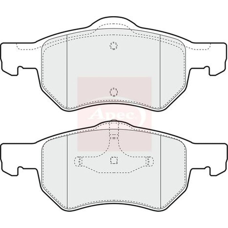 Apec Front Brake Pad Set PAD1229