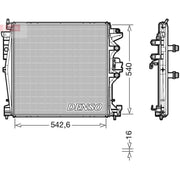 Denso Engine Radiator fits Alfa Romeo Giulia 2015 on 2.2