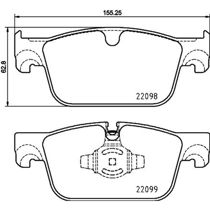 Mintex Front Brake Pad Set MDB3938