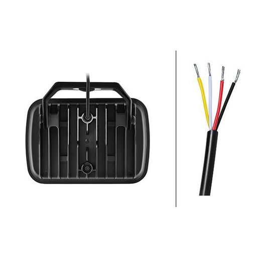 Hella Spotlight Vf Blade Aux. Chrome 9 Rec W/A Por25Pe frontal sided 1FJ 357 1FJ 357 199-091