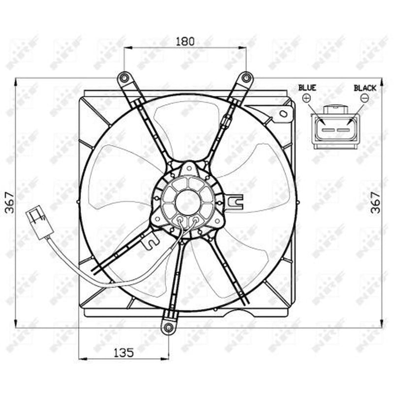 NRF Engine Cooling Fan 47479