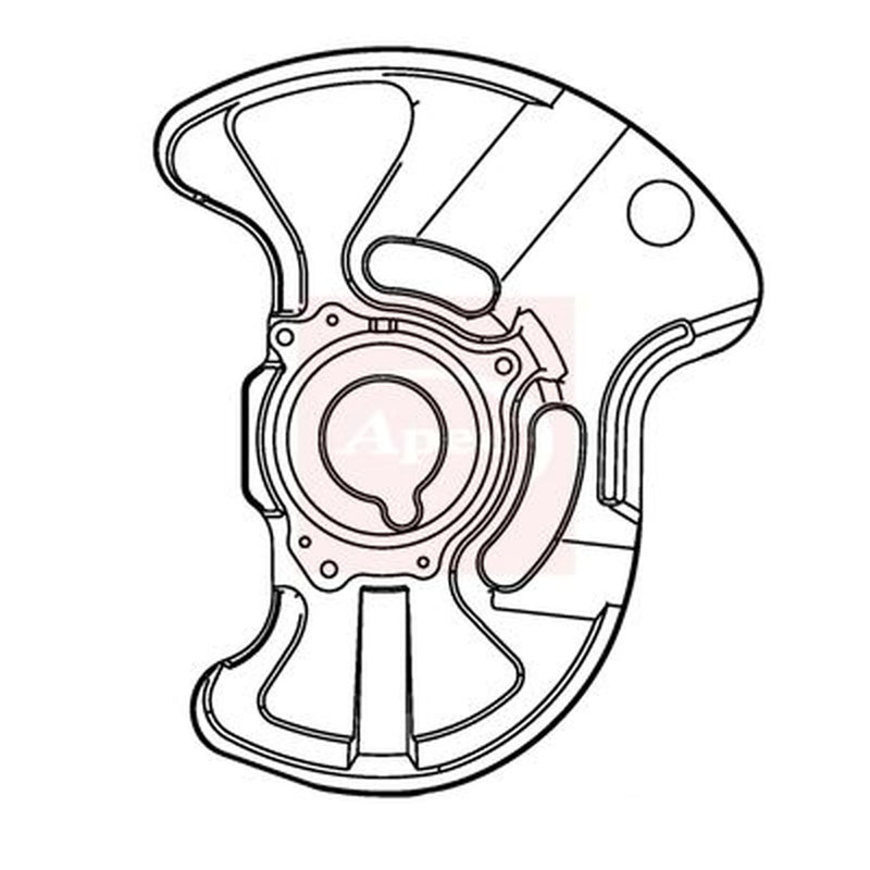 Apec Brake Disc Splash Guard Front Left ASG1167