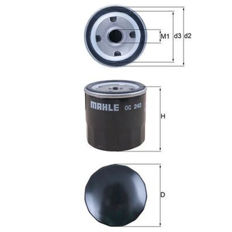 Mahle Engine Oil Filter OC 242